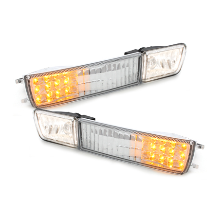 Clignotants LED avant VW Golf III/Vento Anti-brouillards - chromé