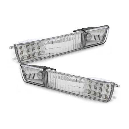 Clignotants LED avant VW Golf III/Vento Anti-brouillards - chromé