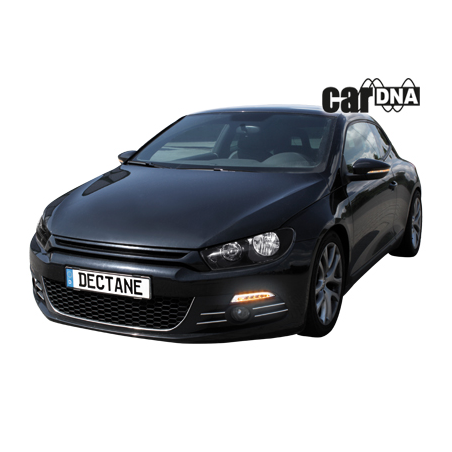 carDNA Clignotants LED avant Feux de position VW Scirocco III chromé