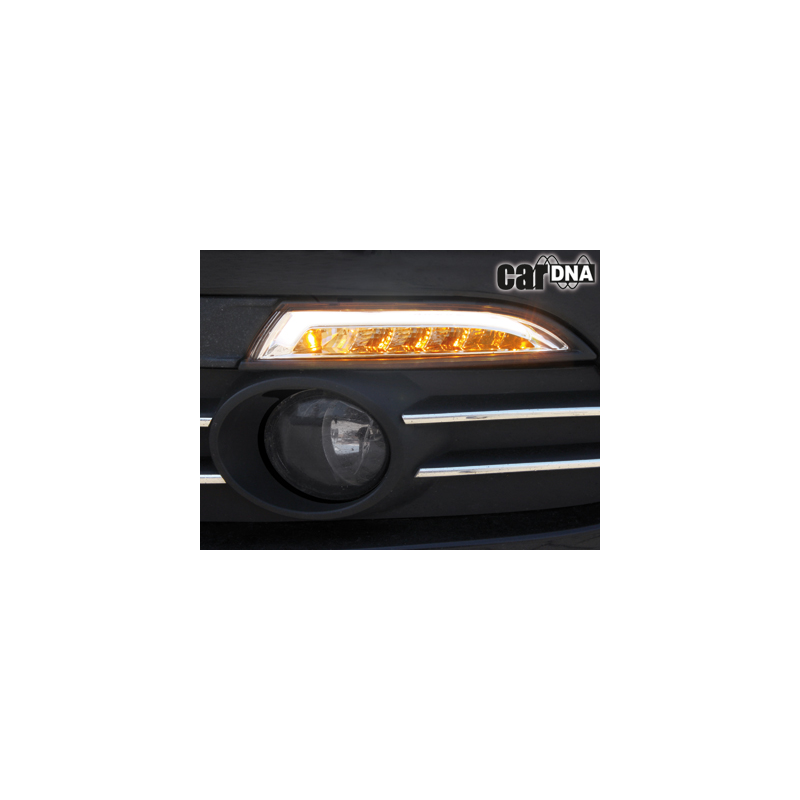 carDNA Clignotants LED avant Feux de position VW Scirocco III chromé