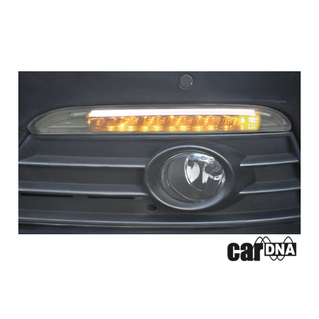 carDNA Clignotants LED avant Feux de position VW Passat CC Fumé