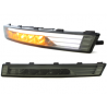 carDNA Clignotants LED avant Feux de position VW Passat 3C Fumé