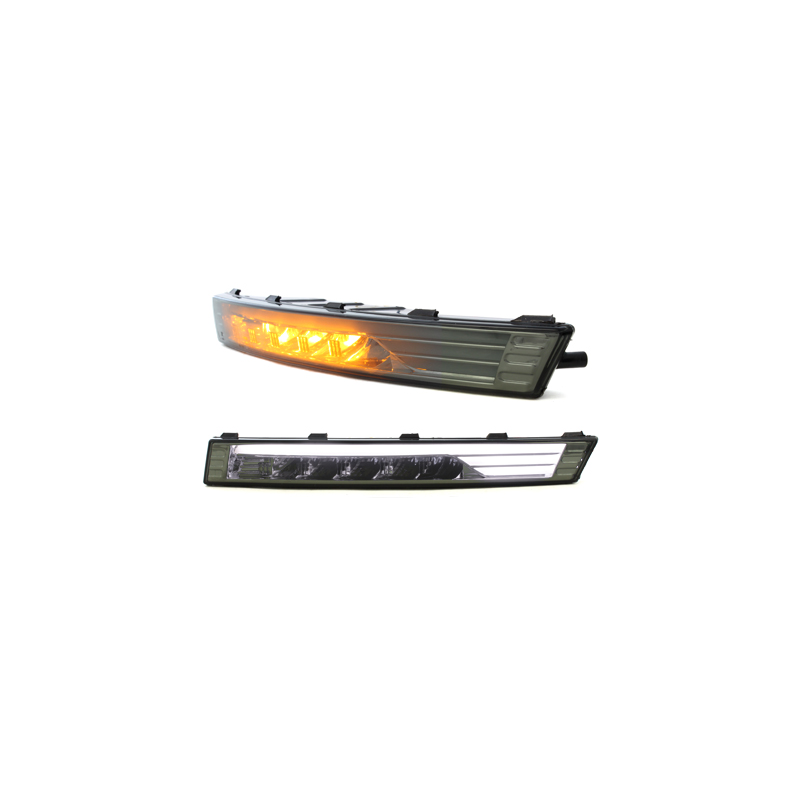 carDNA Clignotants LED avant Feux de position VW Passat 3C Fumé