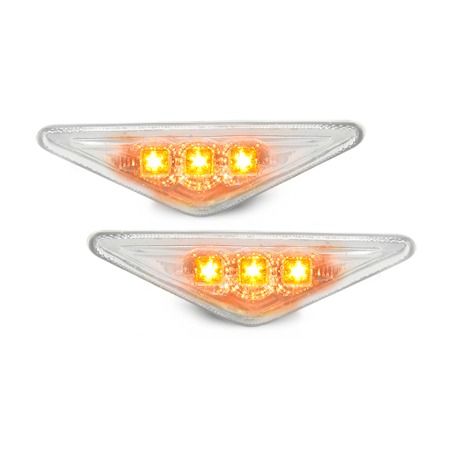 LED Clignotants latéraux Ford Focus 98+/Mondeo 00+  Chrome