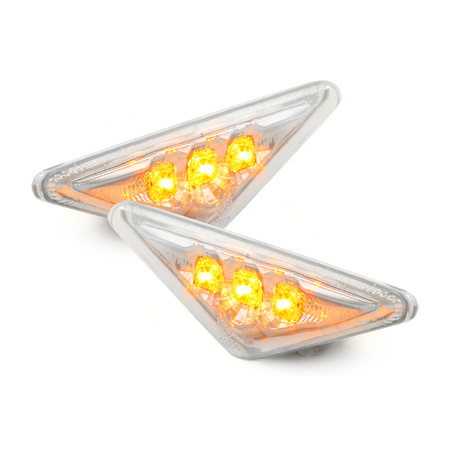 LED Clignotants latéraux Ford Focus 98+/Mondeo 00+  Chrome