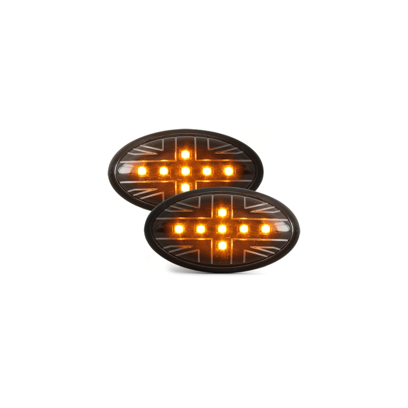 Clignotants LED (x2) Mini Cooper/S/JCW/R50/R53 02-06 Noir