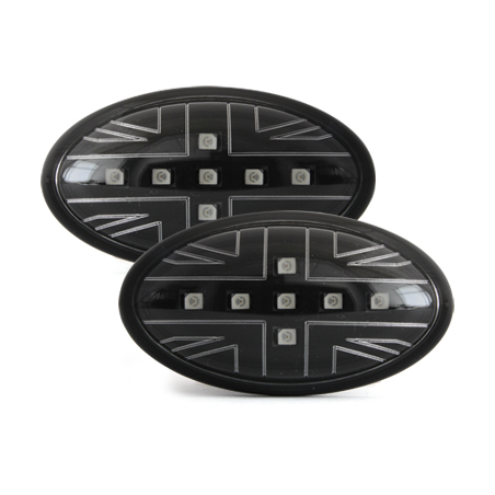 Clignotants LED (x2) Mini Cooper/S/JCW/R50/R53 02-06 Noir