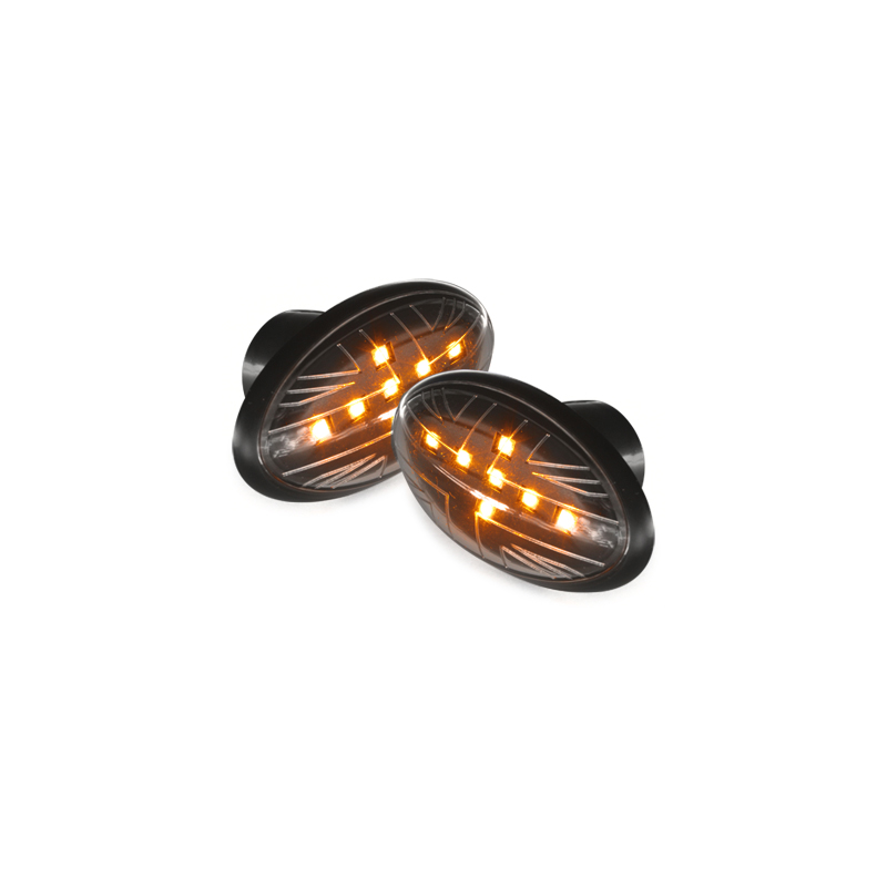 Clignotants LED (x2) Mini Cooper/S/JCW/R50/R53 02-06 Noir