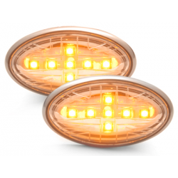 Clignotants LED Mini Cooper/S/JCW/R50/R53 02-06  Chrome