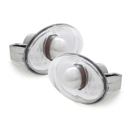 Clignotants latéraux Peugeot 206/206cc/307  Chrome