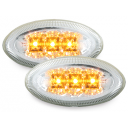 LED Clignotants latéraux Peugeot 206/206cc/307  Chrome