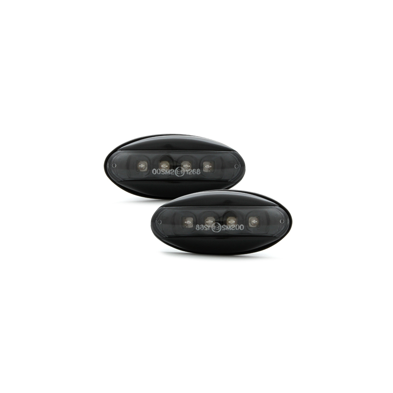 LED Clignotants latéraux Peugeot 206  boitier Noir _ RS Noir