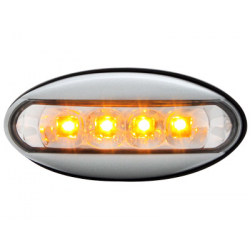 LED Clignotants latéraux Peugeot 206  boitier grey _ RS clear