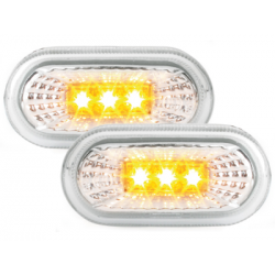 LED Clignotants latéraux Renault Clio I+II/Megane/Laguna 98+ Chrome