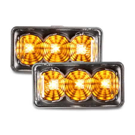 Clignotants LED noir (x2) VW Golf III/Vento -95 