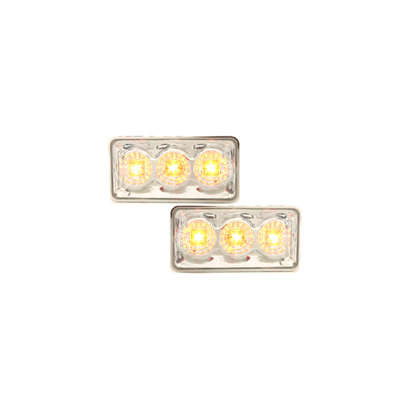 Clignotants LED transparent (x2) VW Golf III/Vento -95