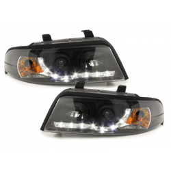  Phares DAYLINE AUDI A4 B5 Led Drl  noir