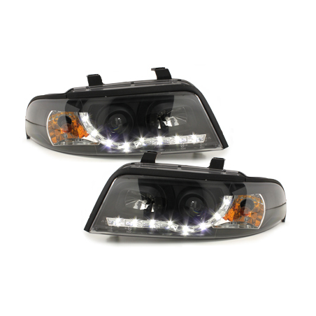  Phares DAYLINE AUDI A4 B5 Led Drl  noir