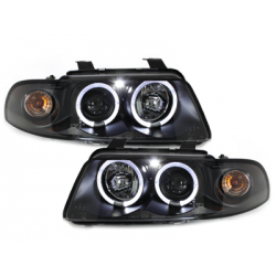  Phares AUDI A4 B5 95-98 noir