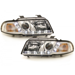  Phares DAYLINE AUDI A4 B5 95-98 Led Drl chrome