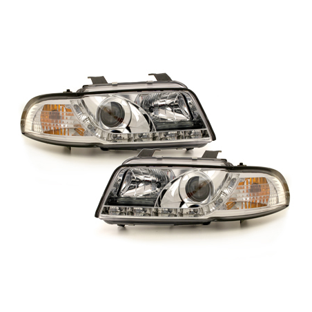  Phares DAYLINE AUDI A4 B5 95-98 Led Drl chrome