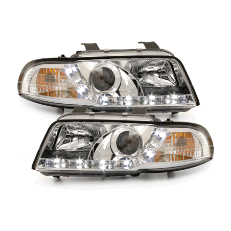  Phares DAYLINE AUDI A4 B5 95-98 Led Drl chrome