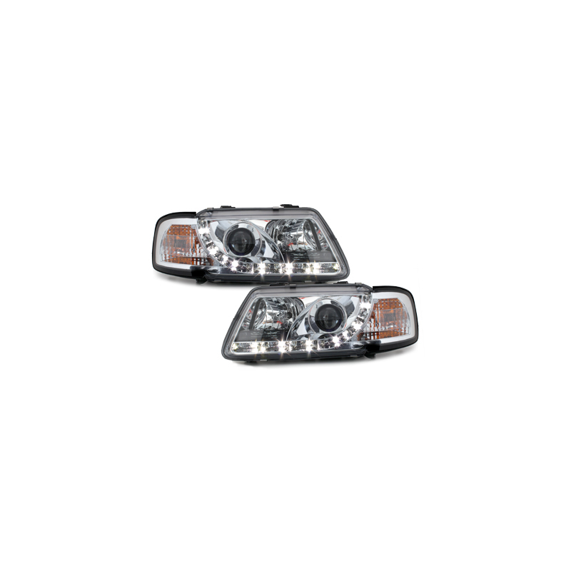  Phares DAYLINE AUDI A3 8L 09.96-08.00 Led Drl chrome
