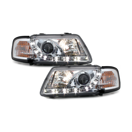  Phares DAYLINE AUDI A3 8L 09.96-08.00 Led Drl chrome