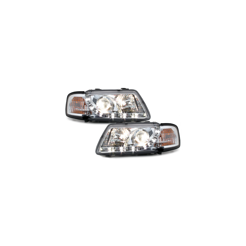  Phares DAYLINE AUDI A3 8L 09.96-08.00 Led Drl chrome