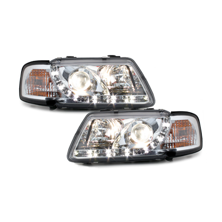  Phares DAYLINE AUDI A3 8L 09.96-08.00 Led Drl chrome