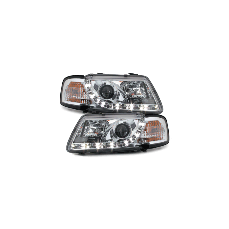  Phares DAYLINE AUDI A3 8L 09.96-08.00 Led Drl chrome