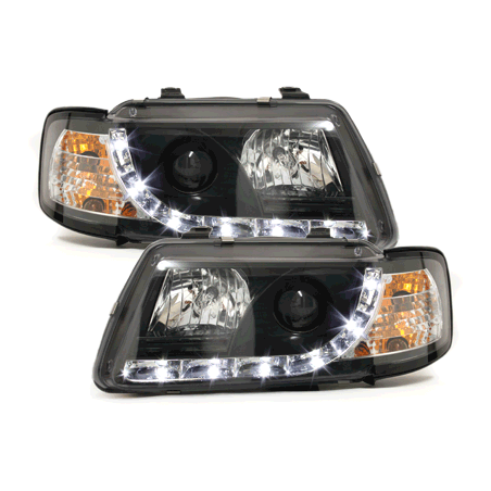  Phares DAYLINE AUDI A3 8L 09.96-08.00 Led Drl noir