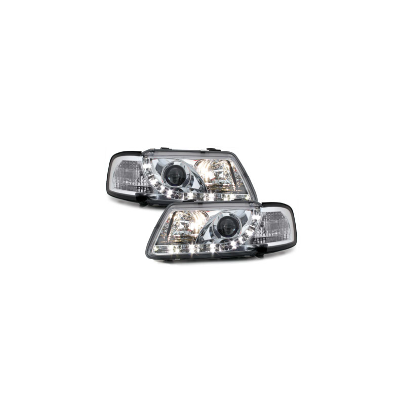  Phares D-LITE  AUDI A3 8L 09.96-08.00 chrome