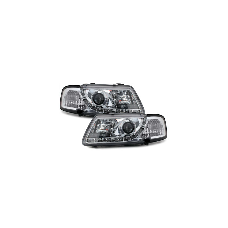  Phares D-LITE  AUDI A3 8L 09.96-08.00 chrome