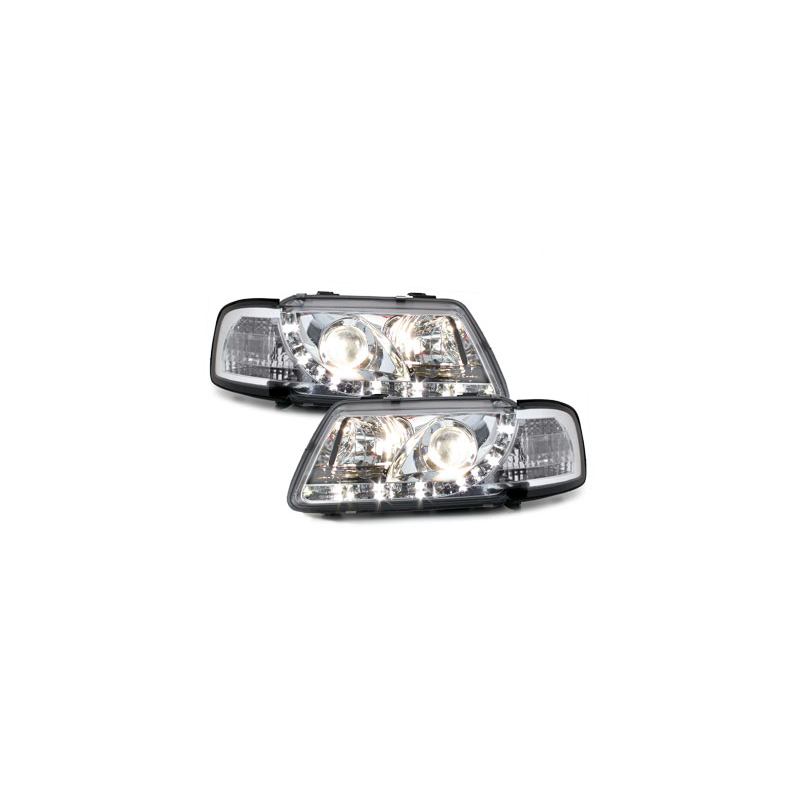 Phares D-LITE  AUDI A3 8L 09.96-08.00 chrome
