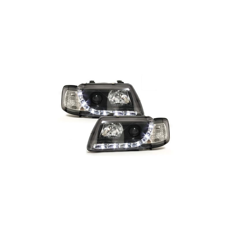  Phares D-LITE AUDI A3 8L 09.96-08.00 Led Drl noir