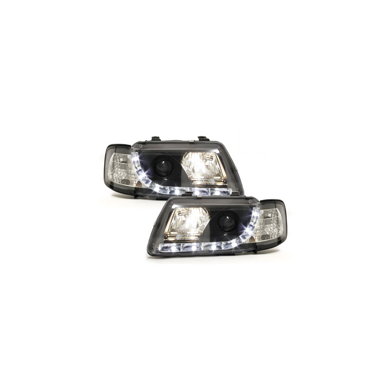  Phares D-LITE AUDI A3 8L 09.96-08.00 Led Drl noir