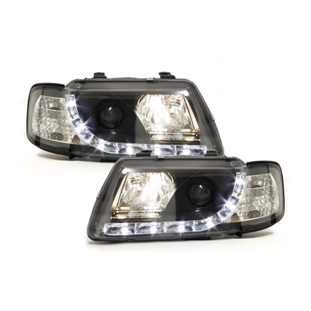  Phares D-LITE AUDI A3 8L 09.96-08.00 Led Drl noir