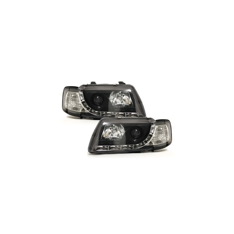  Phares D-LITE AUDI A3 8L 09.96-08.00 Led Drl noir