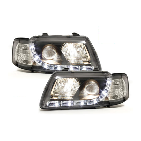  Phares D-LITE AUDI A3 8L 09.96-08.00 Led Drl noir