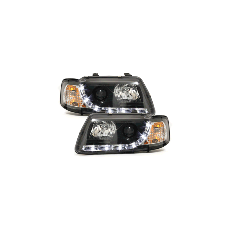  Phares D-LITE AUDI A3 8L 09.96-08.00 Led Drl noir