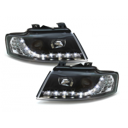 Phares DAYLINE AUDI A4 8HE 02-05 Led Drl noir