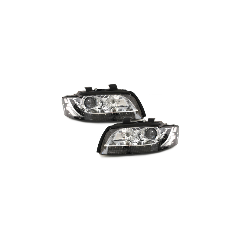  Phares DAYLINE AUDI A4 8E 01-04  Led Drl noir