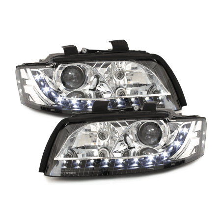  Phares DAYLINE AUDI A4 8E 01-04  Led Drl noir