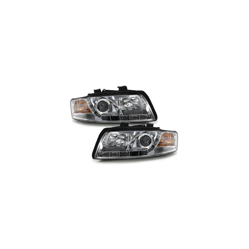  Phares DAYLINE AUDI A4 8E 01-04 Led Drl  chrome
