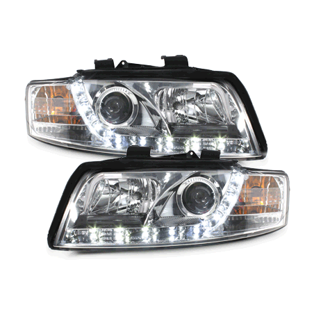  Phares DAYLINE AUDI A4 8E 01-04 Led Drl  chrome