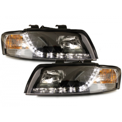 Phares DAYLINE  AUDI A4 8E 01-04  DRL - Noir