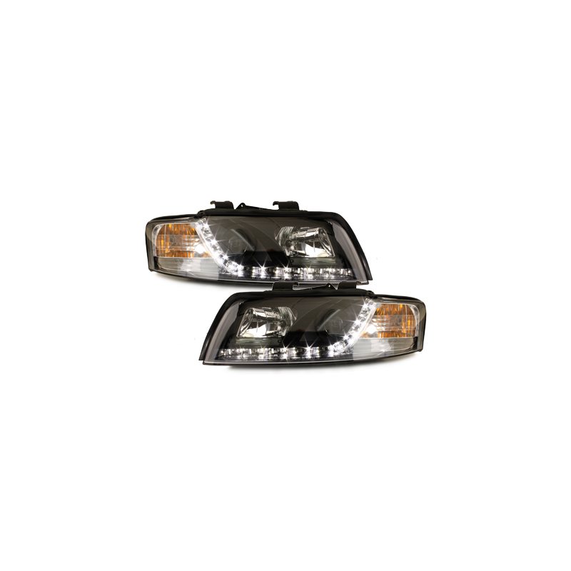  Phares DAYLINE  AUDI A4 8E 01-04  DRL - Noir