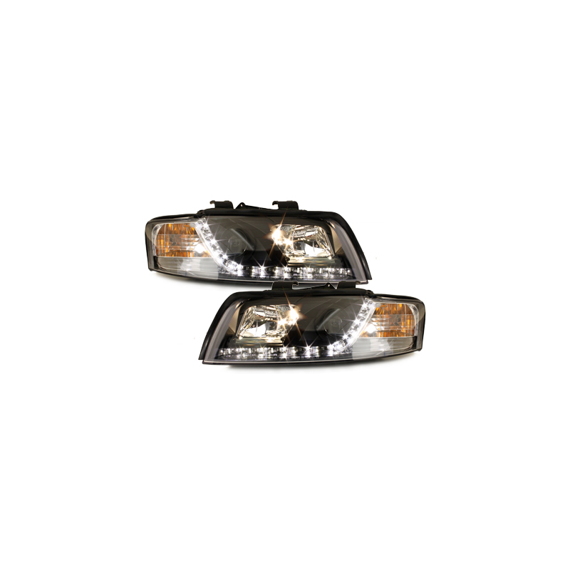  Phares DAYLINE  AUDI A4 8E 01-04  DRL - Noir
