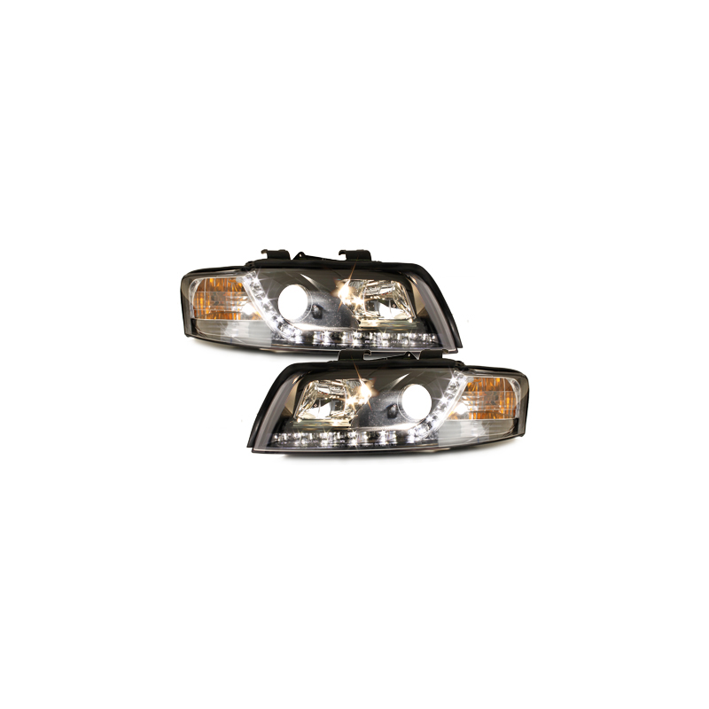  Phares DAYLINE  AUDI A4 8E 01-04  DRL - Noir